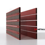 Планкен для забора Printec под дерево 120 mm RAL 3009 – покрытие полиэстер, толщина 0,45 мм в Ейске | фото 3