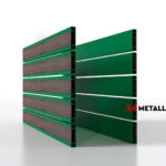 Планкен для забора Printec под дерево 120 mm RAL 6002 – покрытие матовое, толщина 0,45 мм в Ейске | фото 4