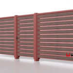 Планкен для забора Printec под дерево 120 mm RAL 3009 – покрытие полиэстер, толщина 0,45 мм в Ейске | фото 5